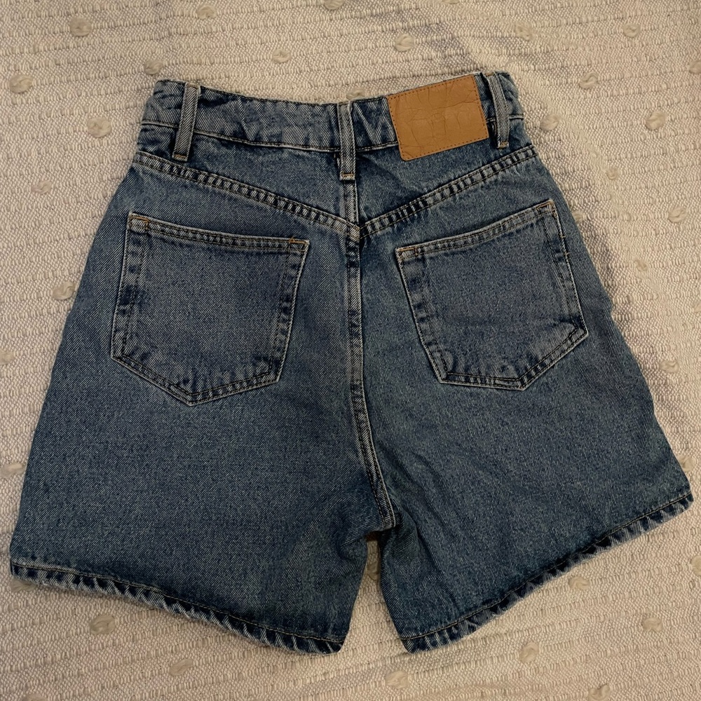 Zara High-Waisted Demin Shorts